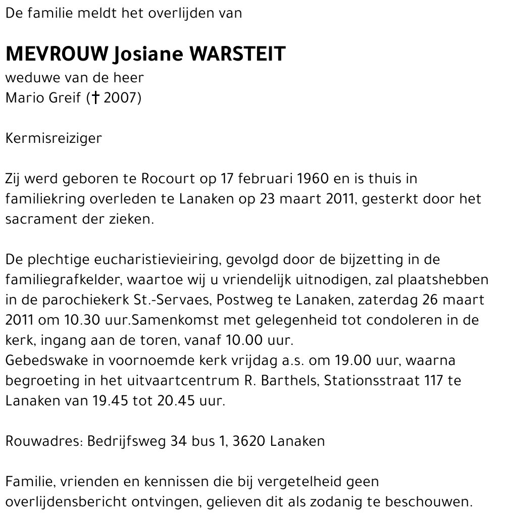 Josiane Warsteit