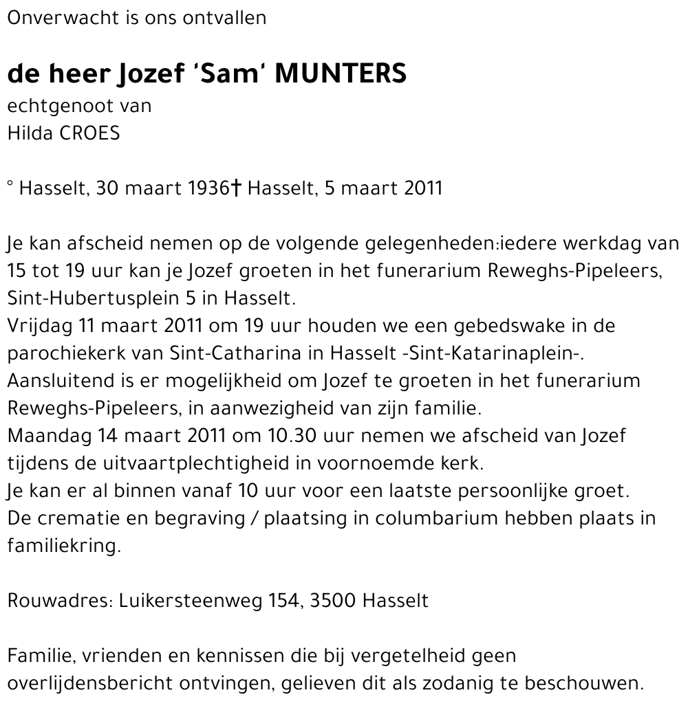 Jozef MUNTERS