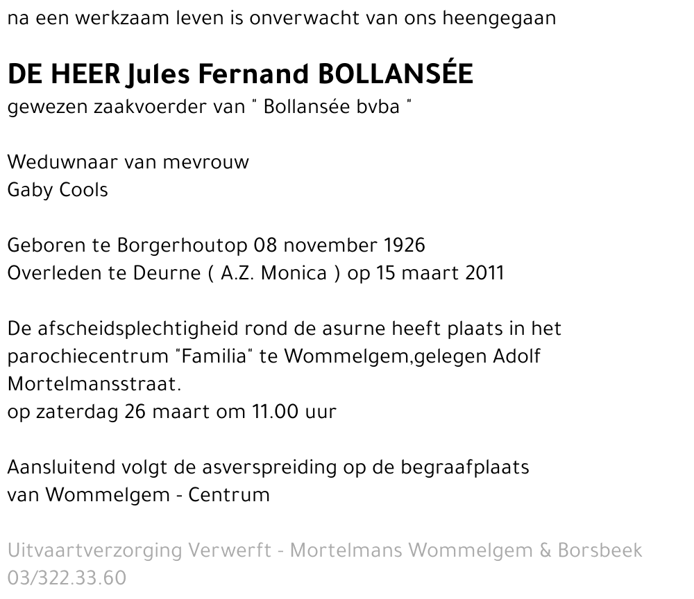 Jules  Fernand Bollansée