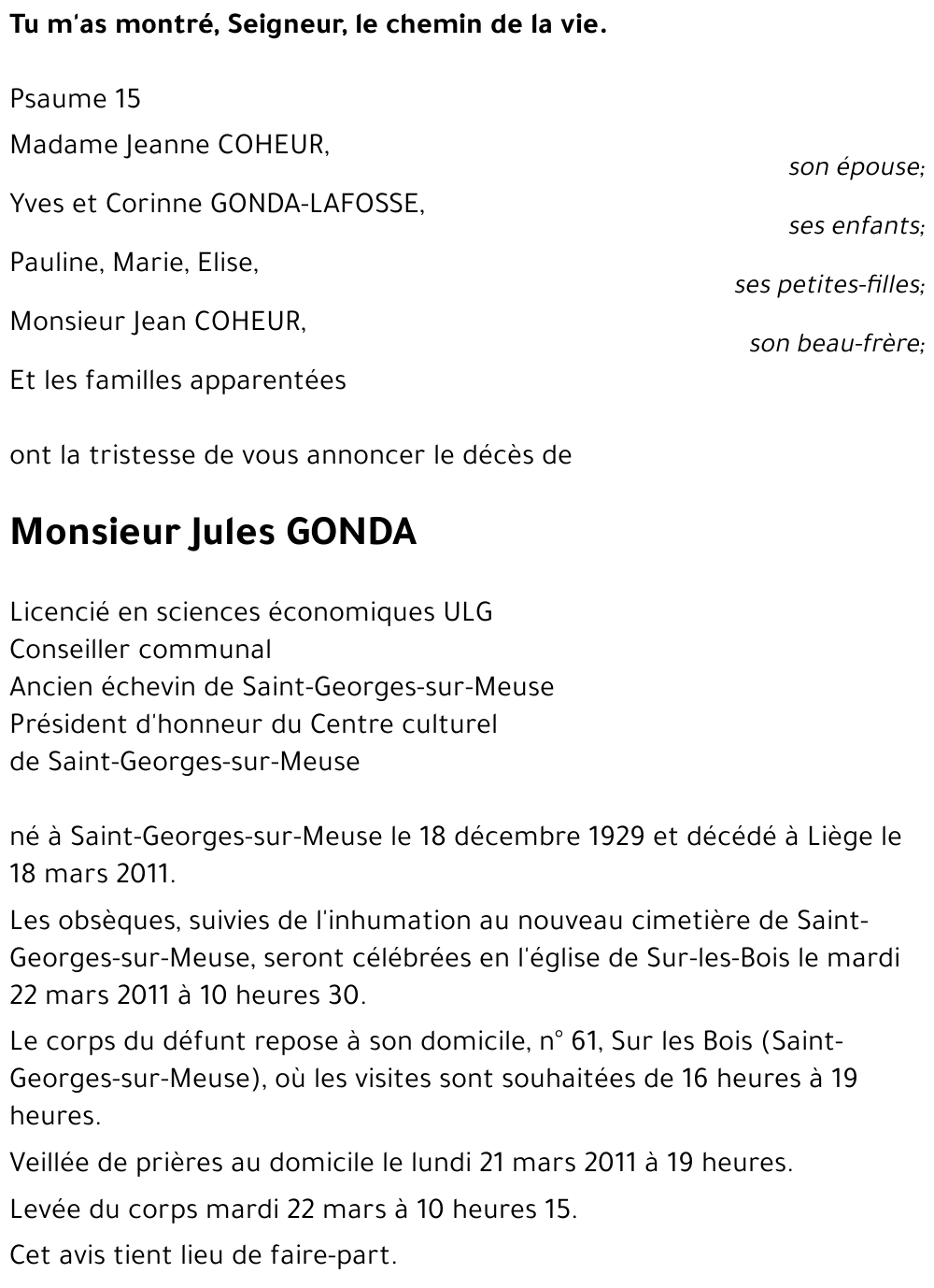 Jules GONDA