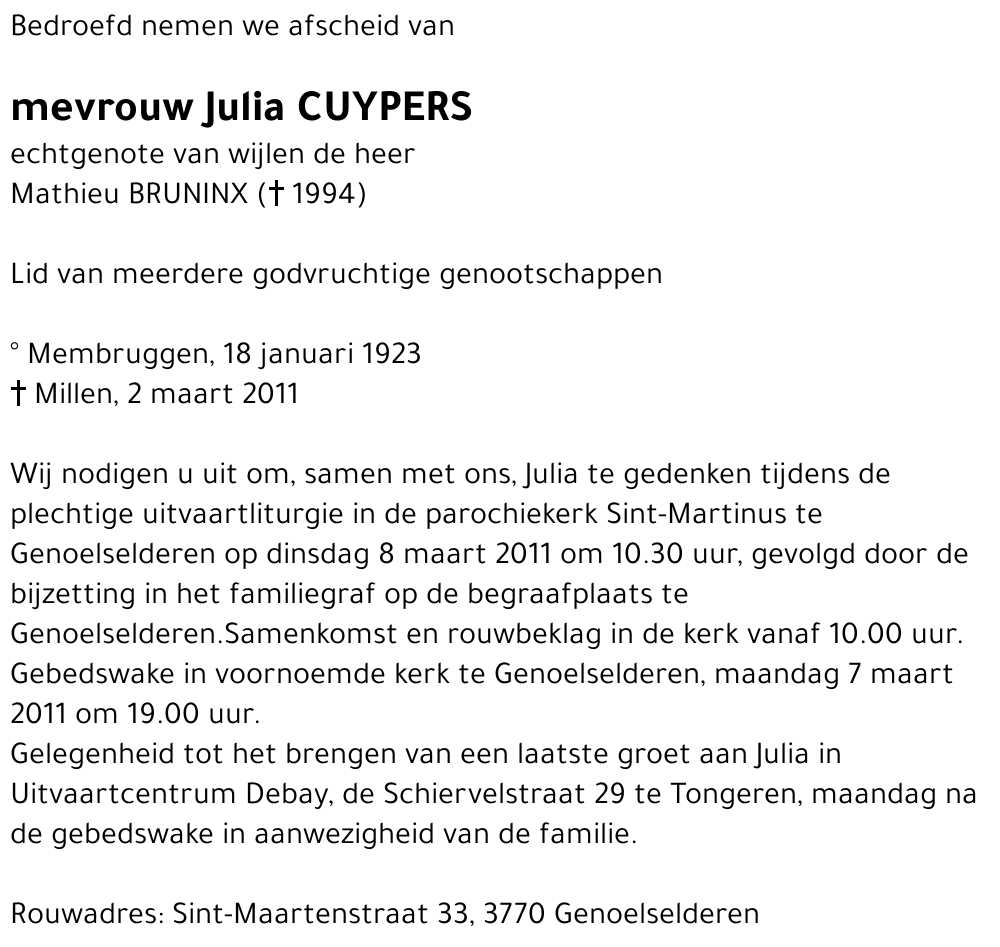 Julia CUYPERS