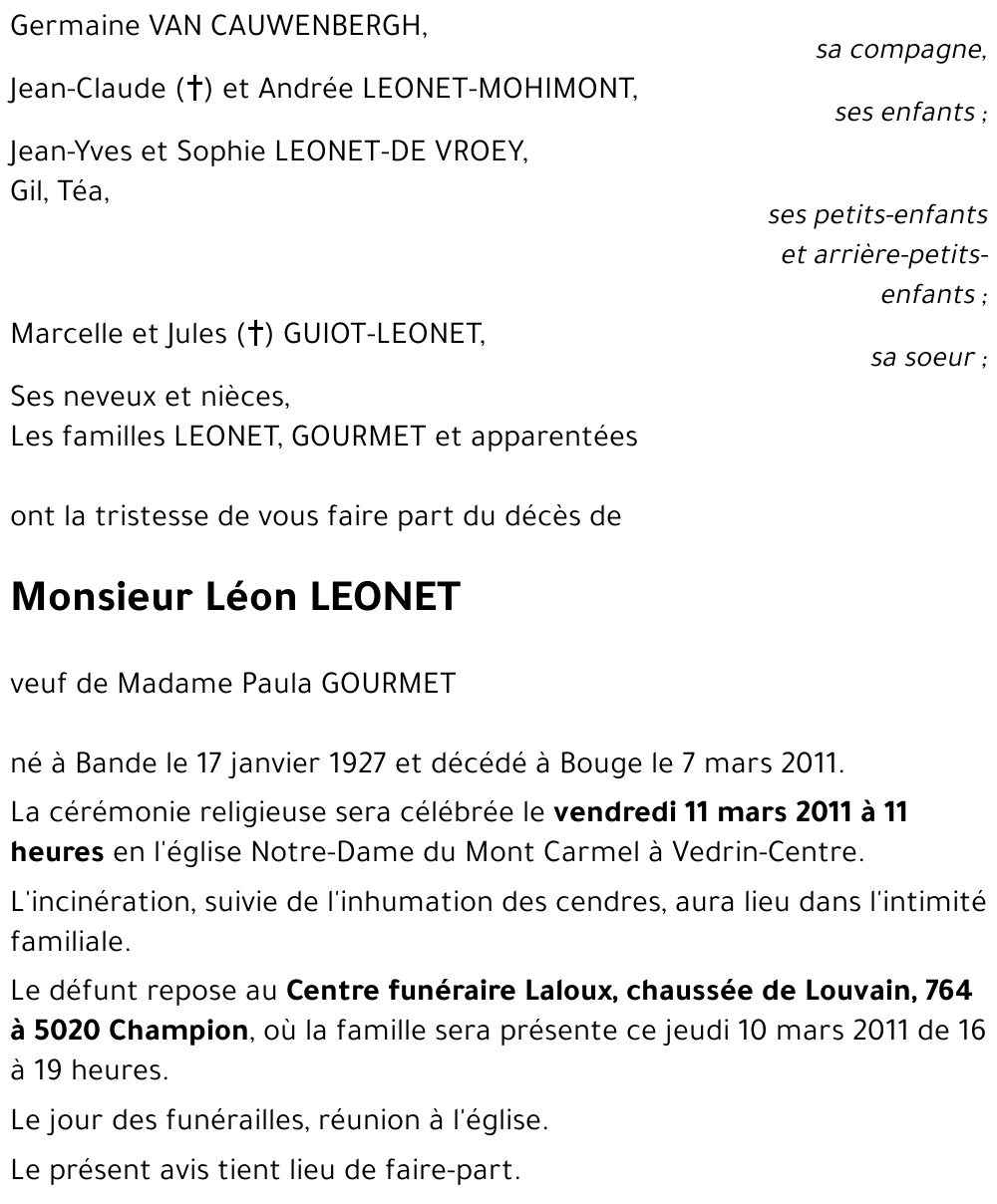 Léon LEONET