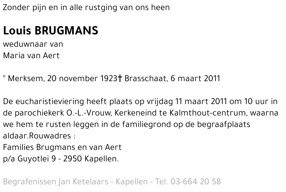 Louis Brugmans