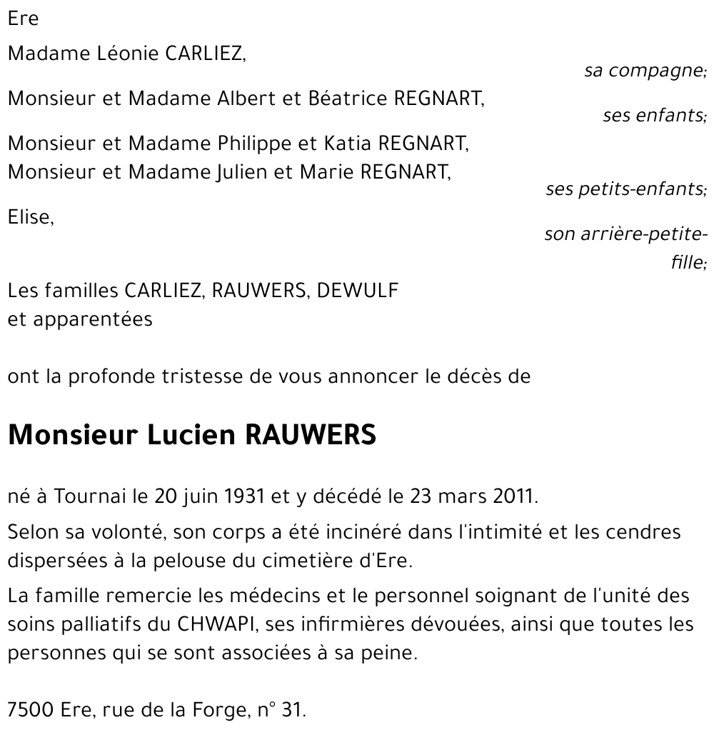 Lucien RAUWERS