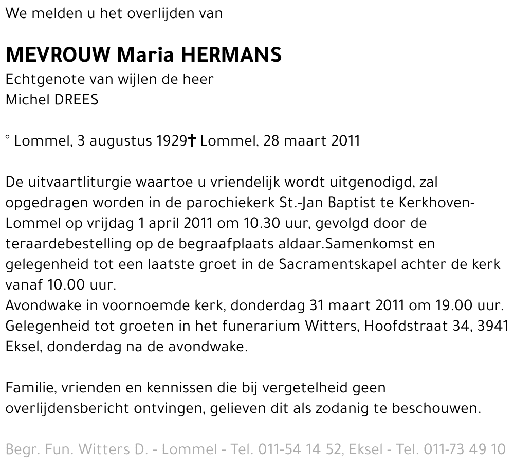 Maria Hermans