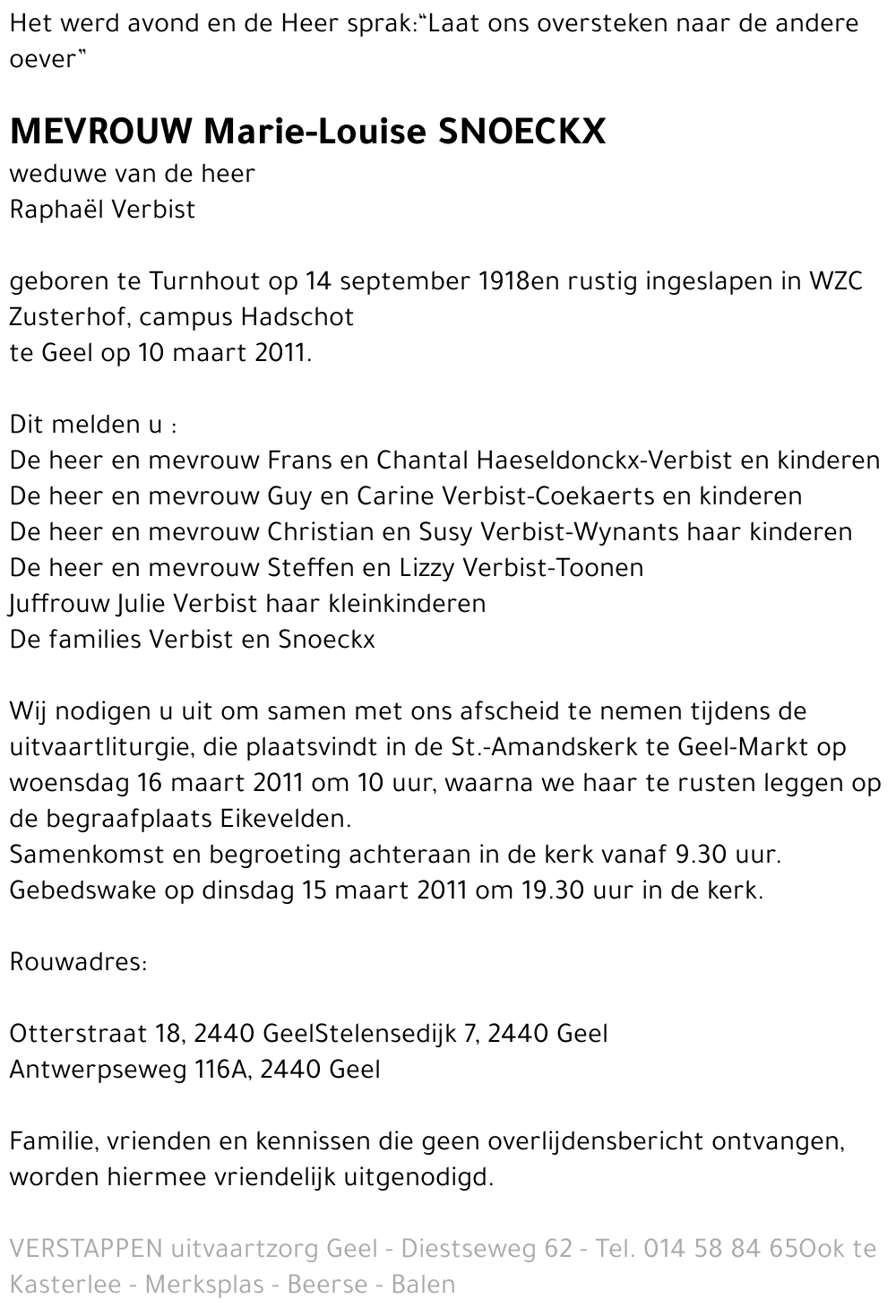 Marie-Louise Snoeckx