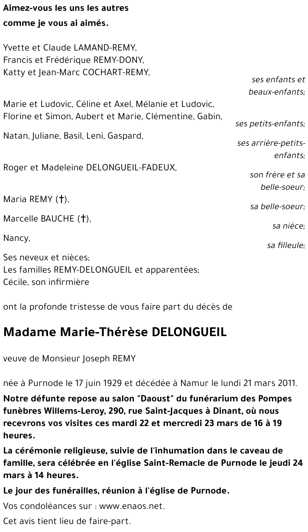 Marie-Thérèse DELONGUEIL