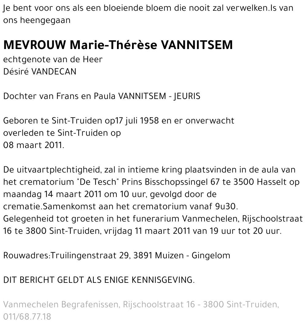 Marie-Thérèse Vannitsem