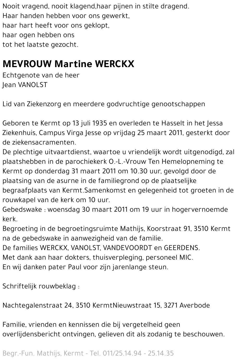 Martine Werckx