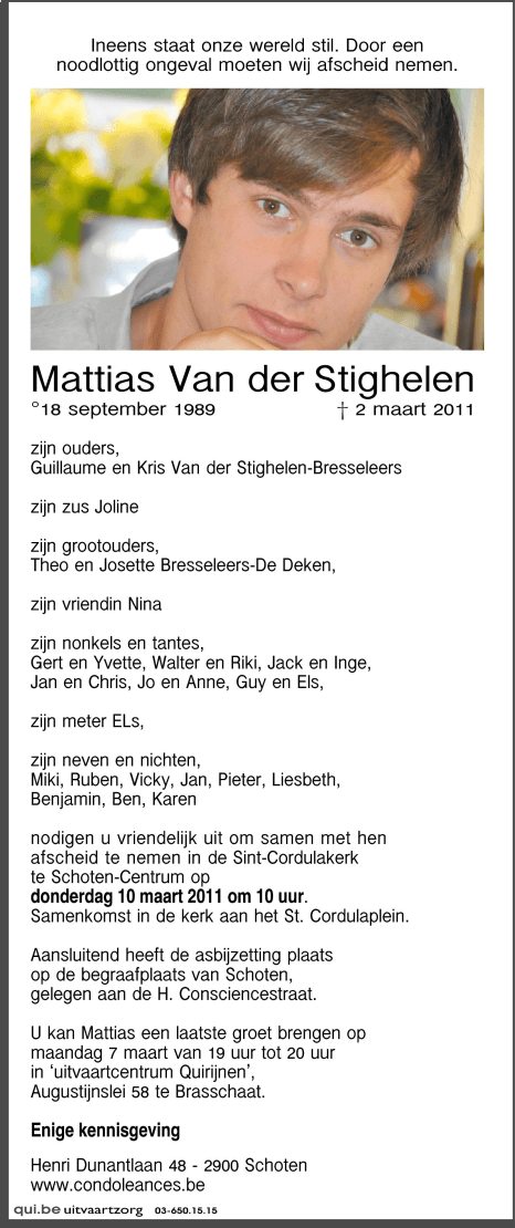 Mattias Van der Stighelen