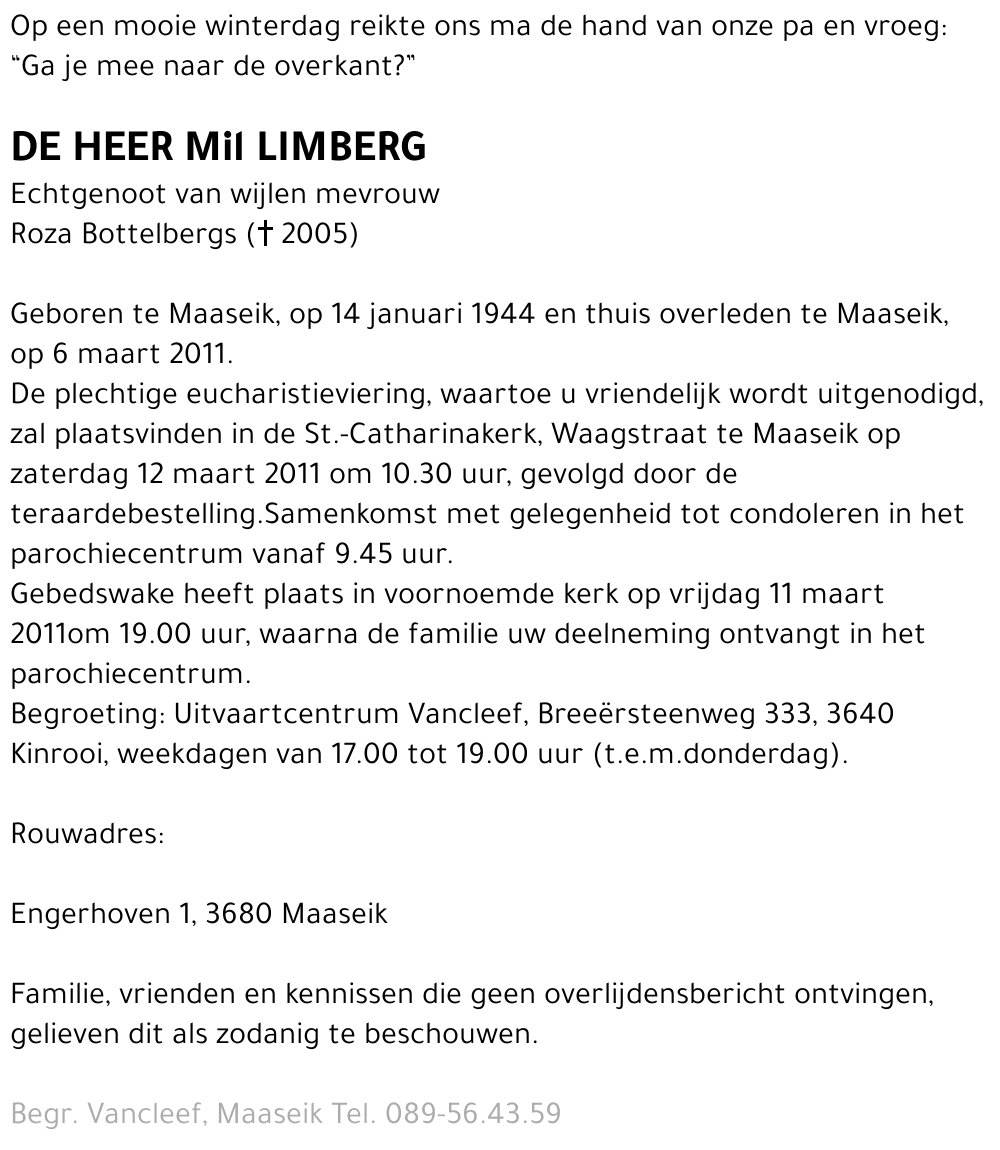 Mil Limberg