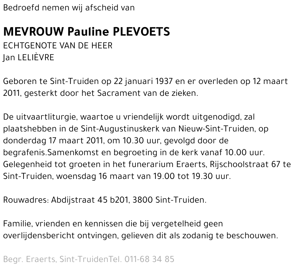 Pauline Plevoets