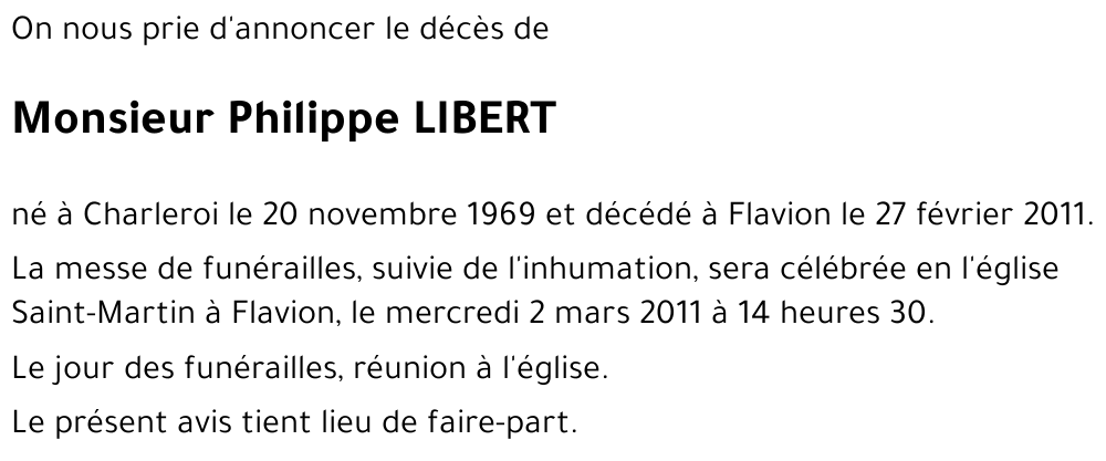 Philippe LIBERT