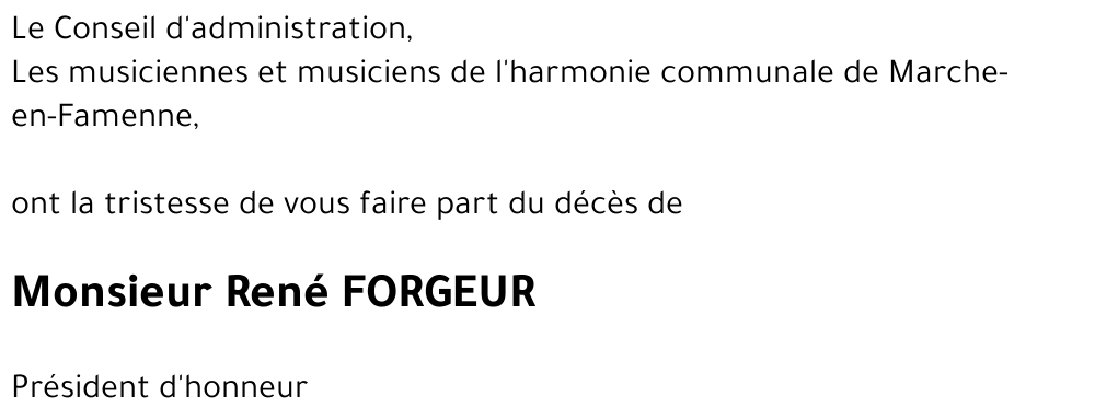 René FORGEUR
