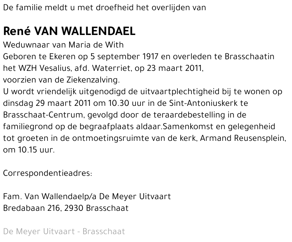 René Van Wallendael