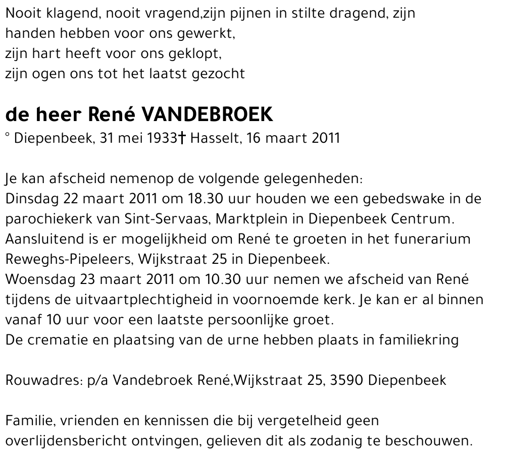 René VANDEBROEK