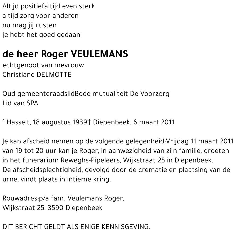 Roger VEULEMANS