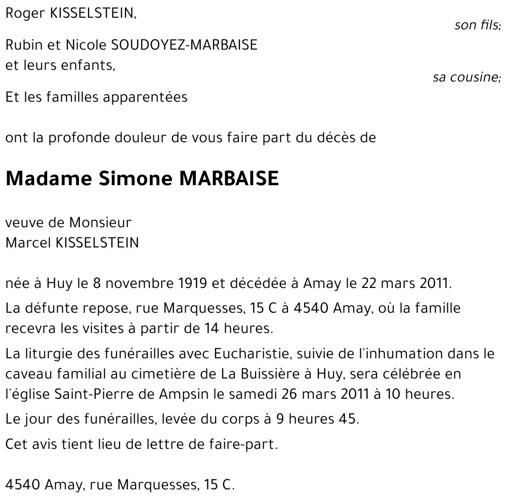 Simone MARBAISE