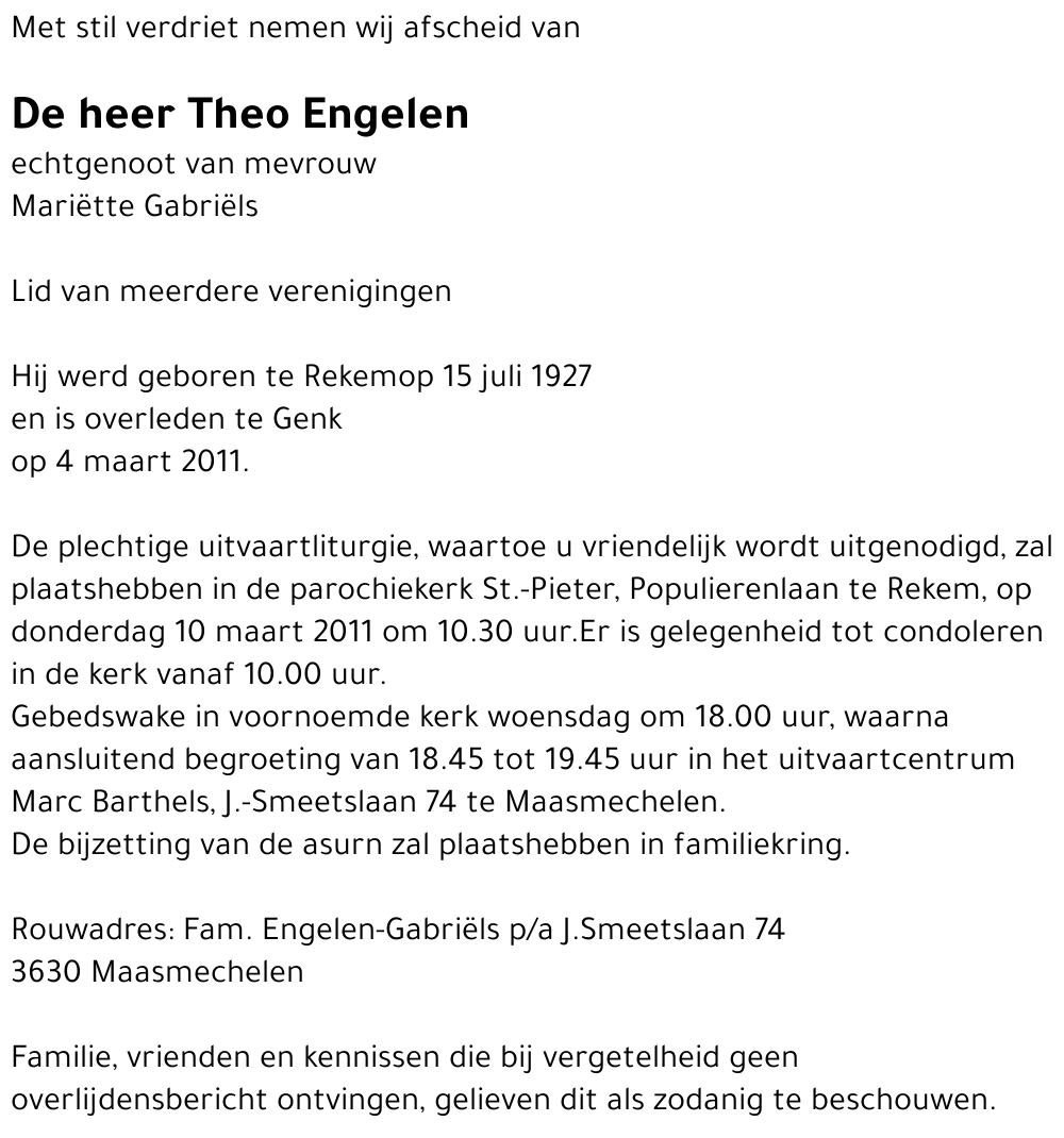 Theo Engelen