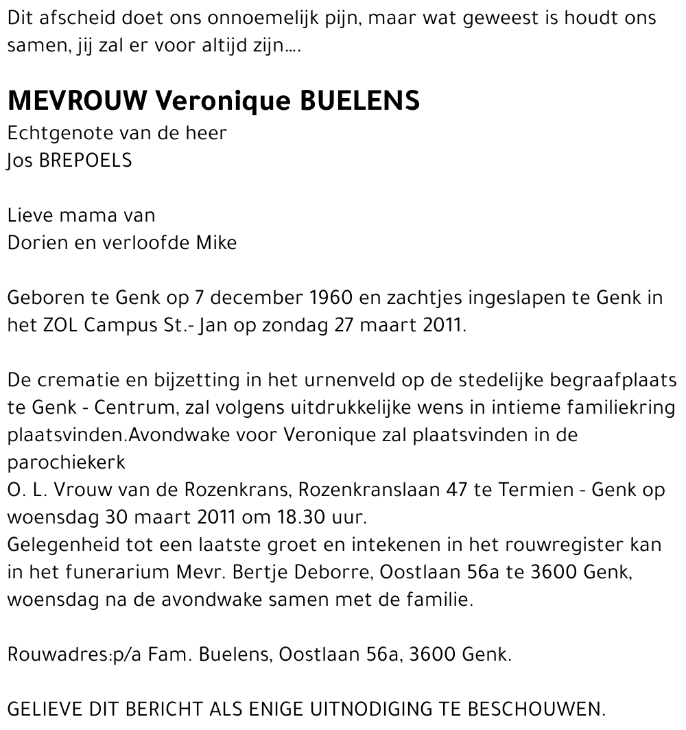 Veronique BUELENS
