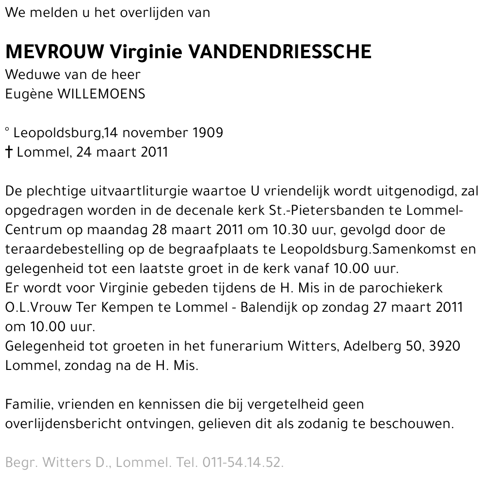 Virginie Vandendriessche