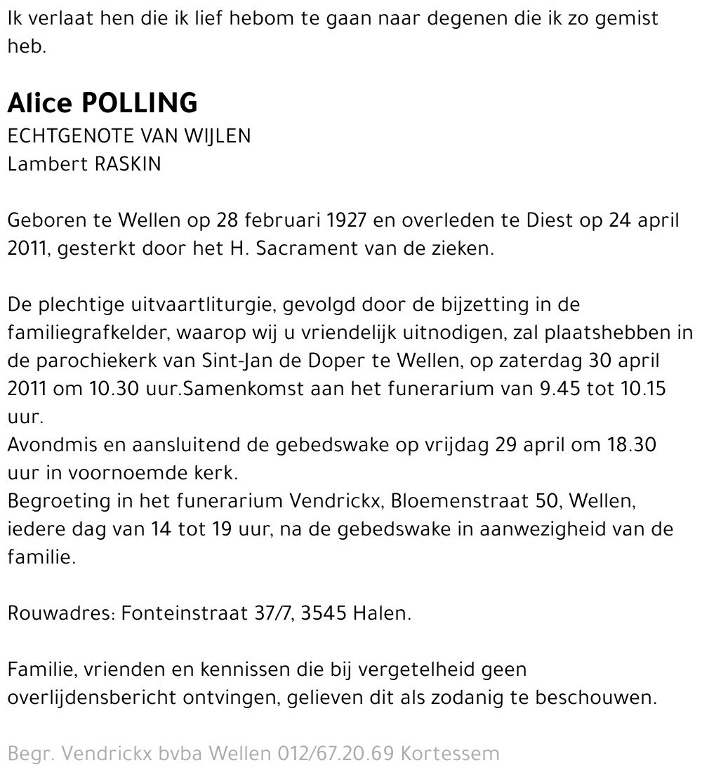 Alice Polling