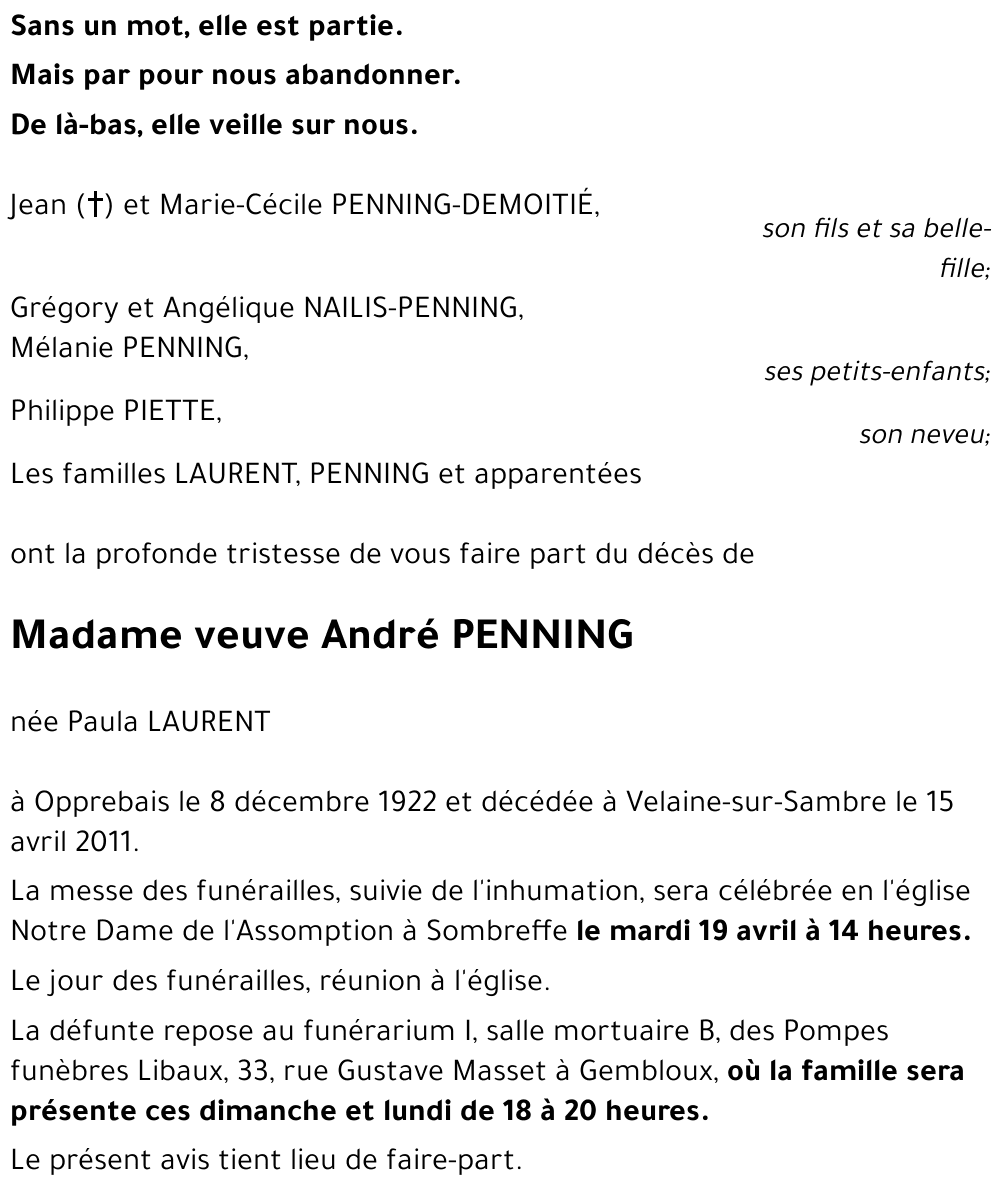 André PENNING