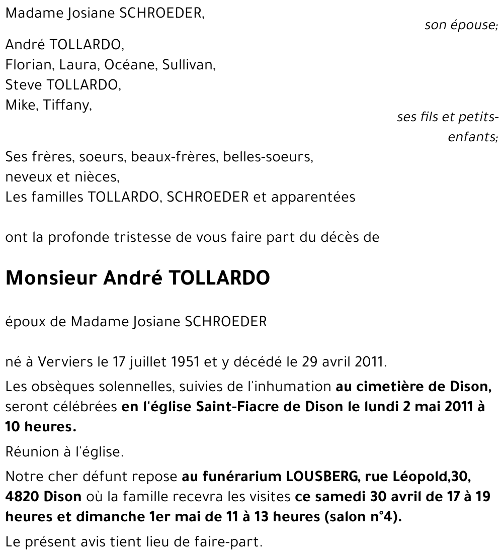 André TOLLARDO