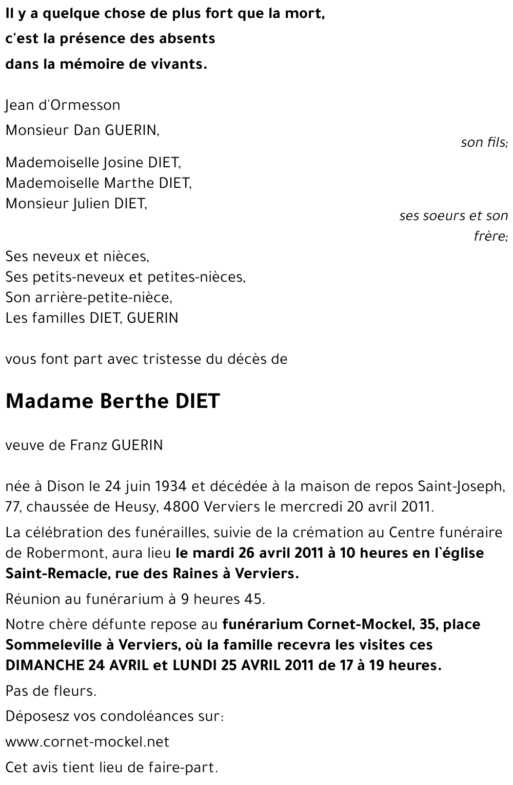 Berthe DIET
