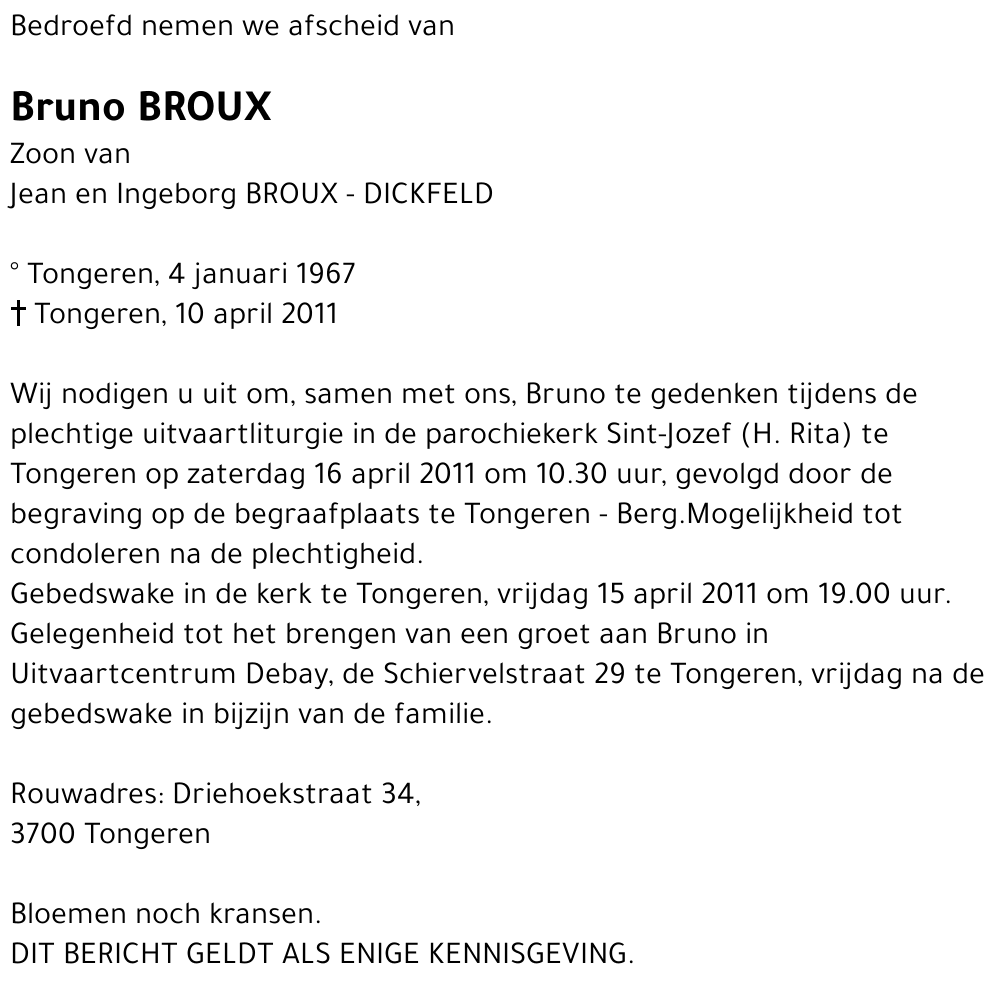 Bruno BROUX