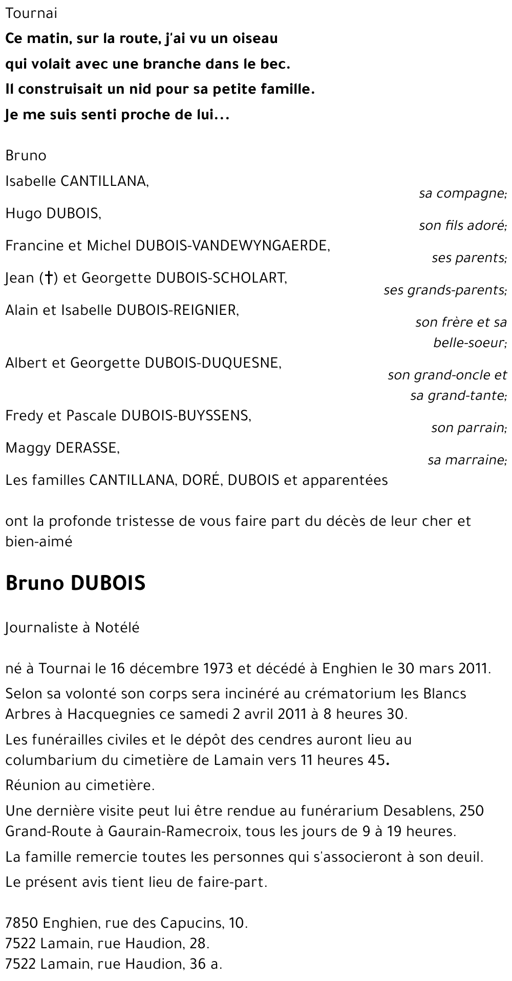 Bruno DUBOIS