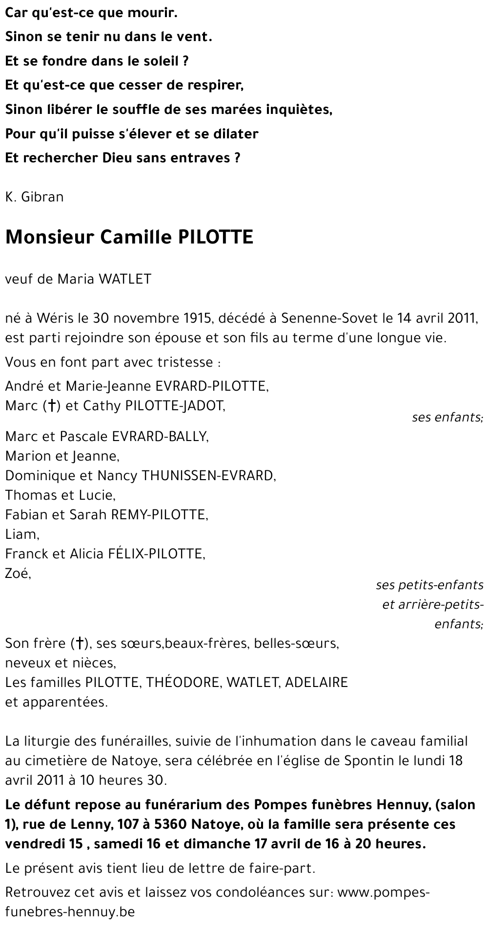 Camille PILOTTE