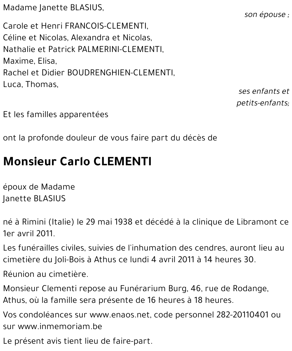 Carlo CLEMENTI