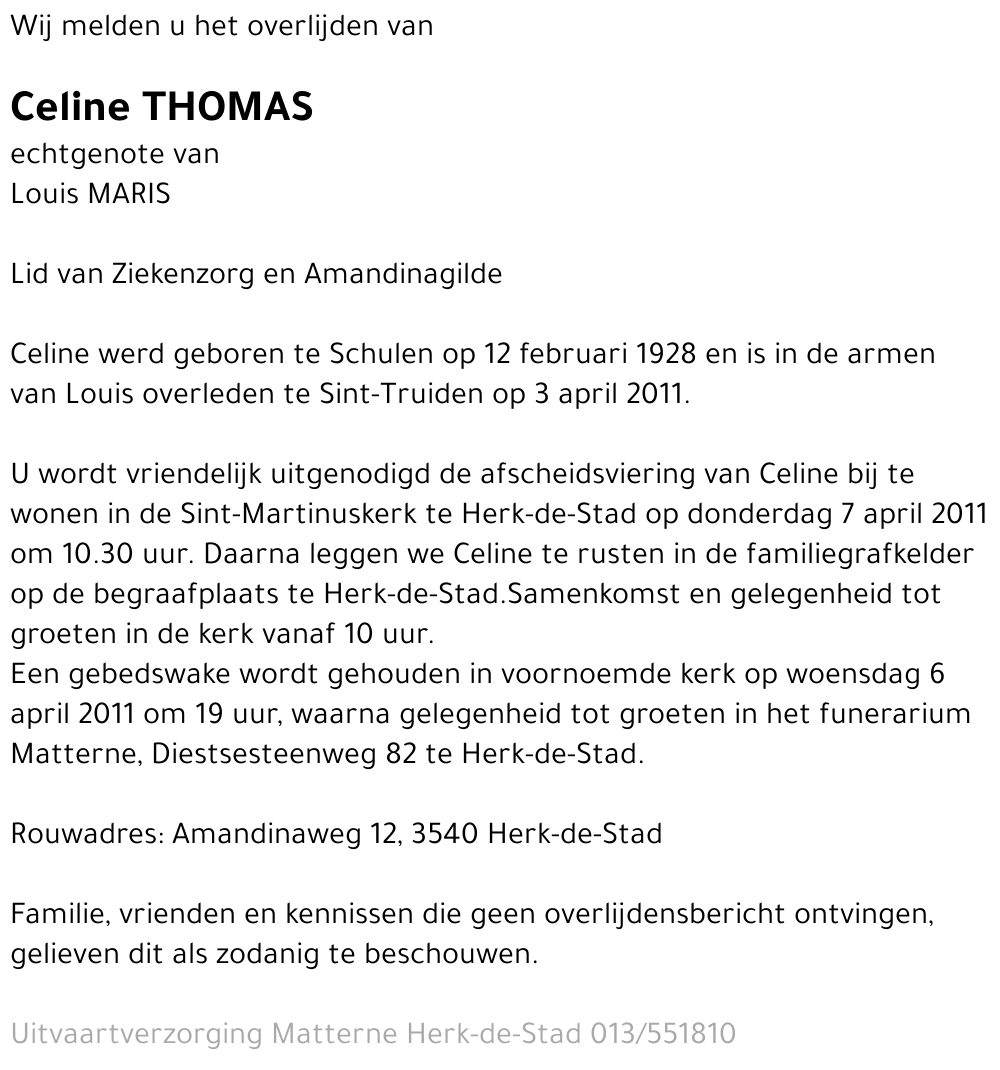 Celine Thomas