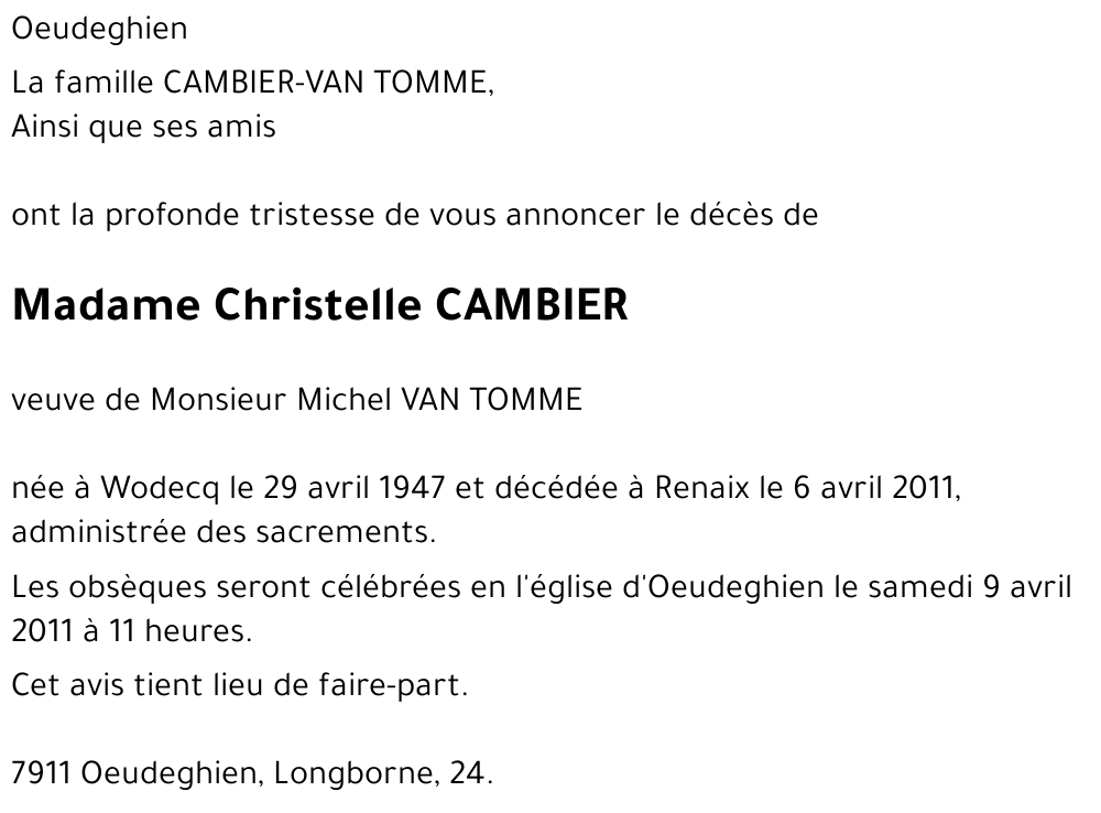 Christelle CAMBIER