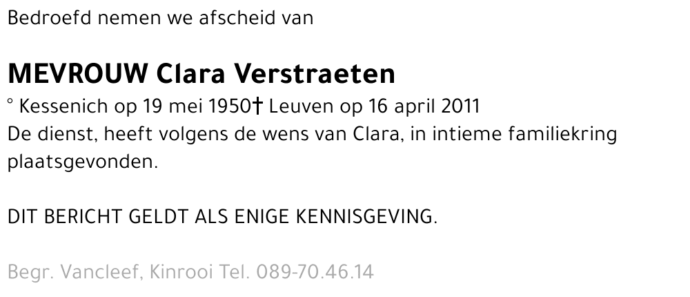 Clara Verstraeten