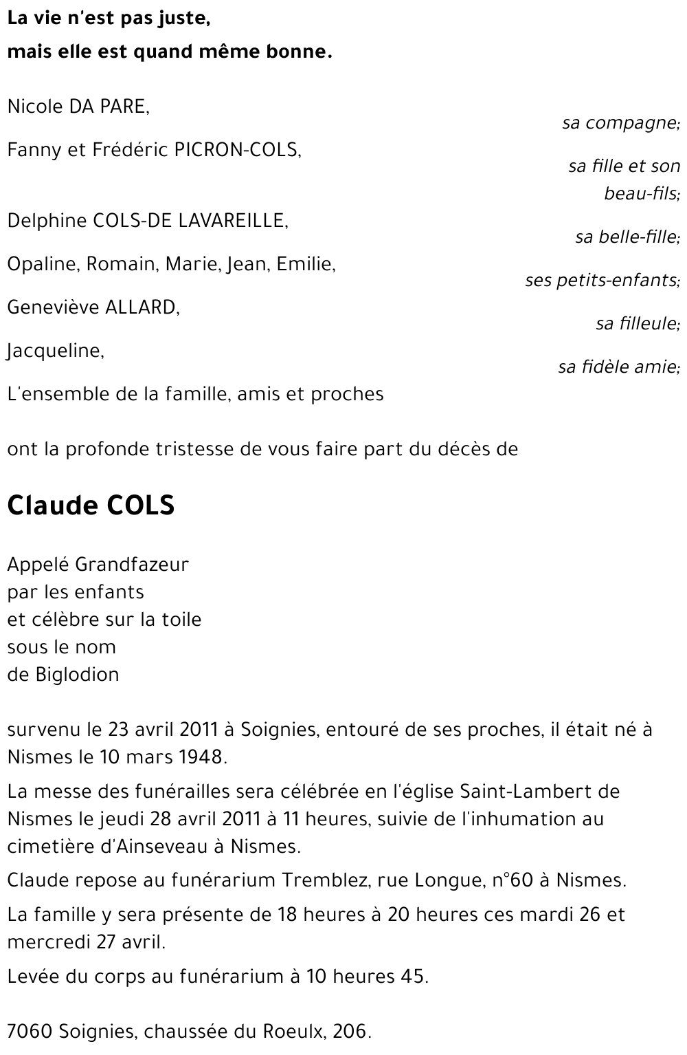 Claude COLS