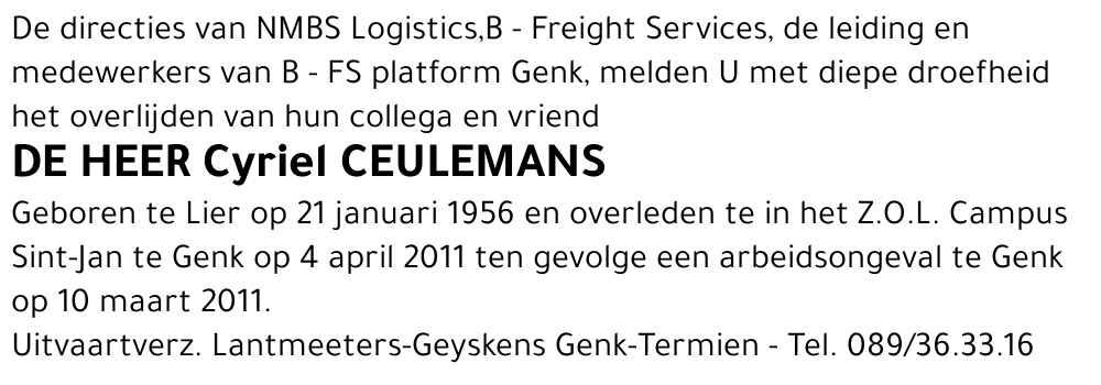 Cyriel CEULEMANS