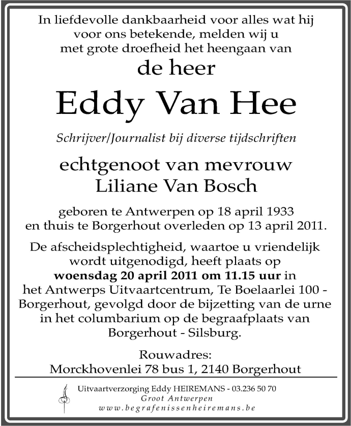 Eddy Van Hee