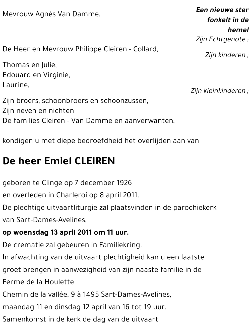 Emiel CLEIREN
