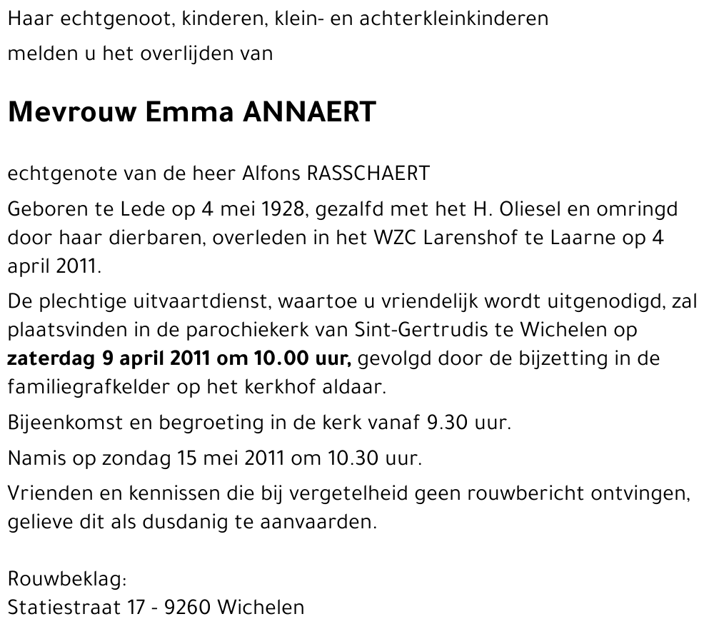 Emma ANNAERT