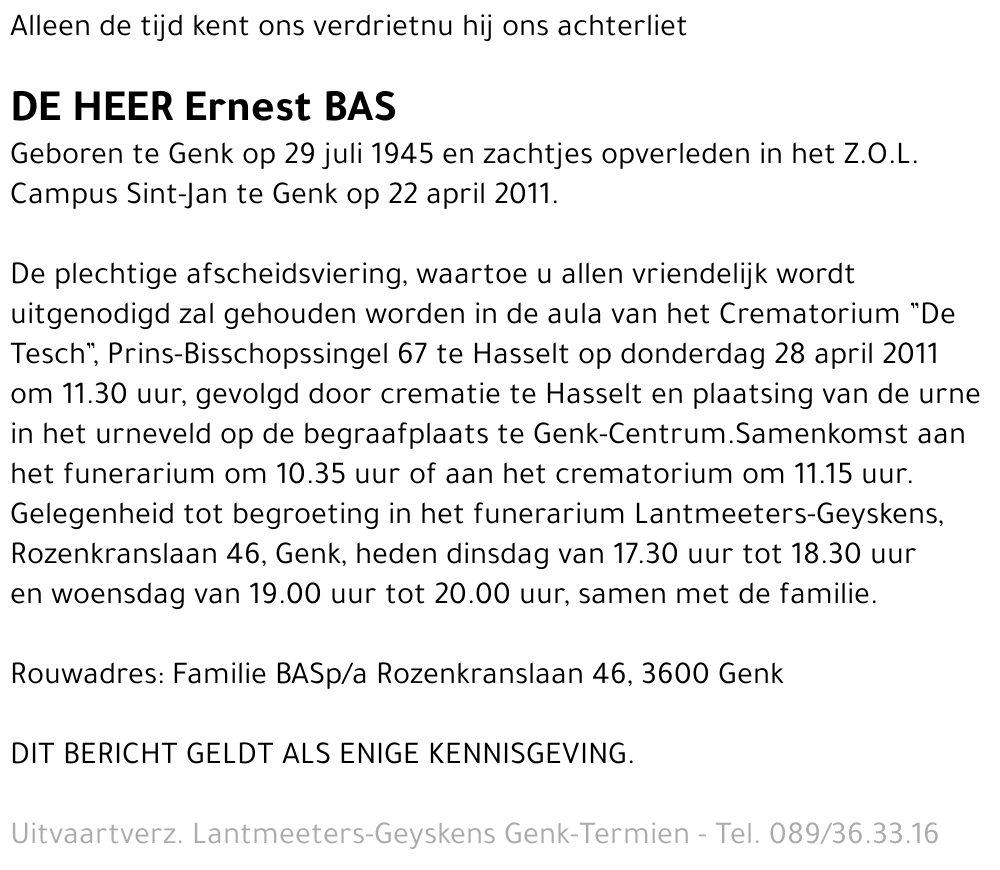 Ernest BAS