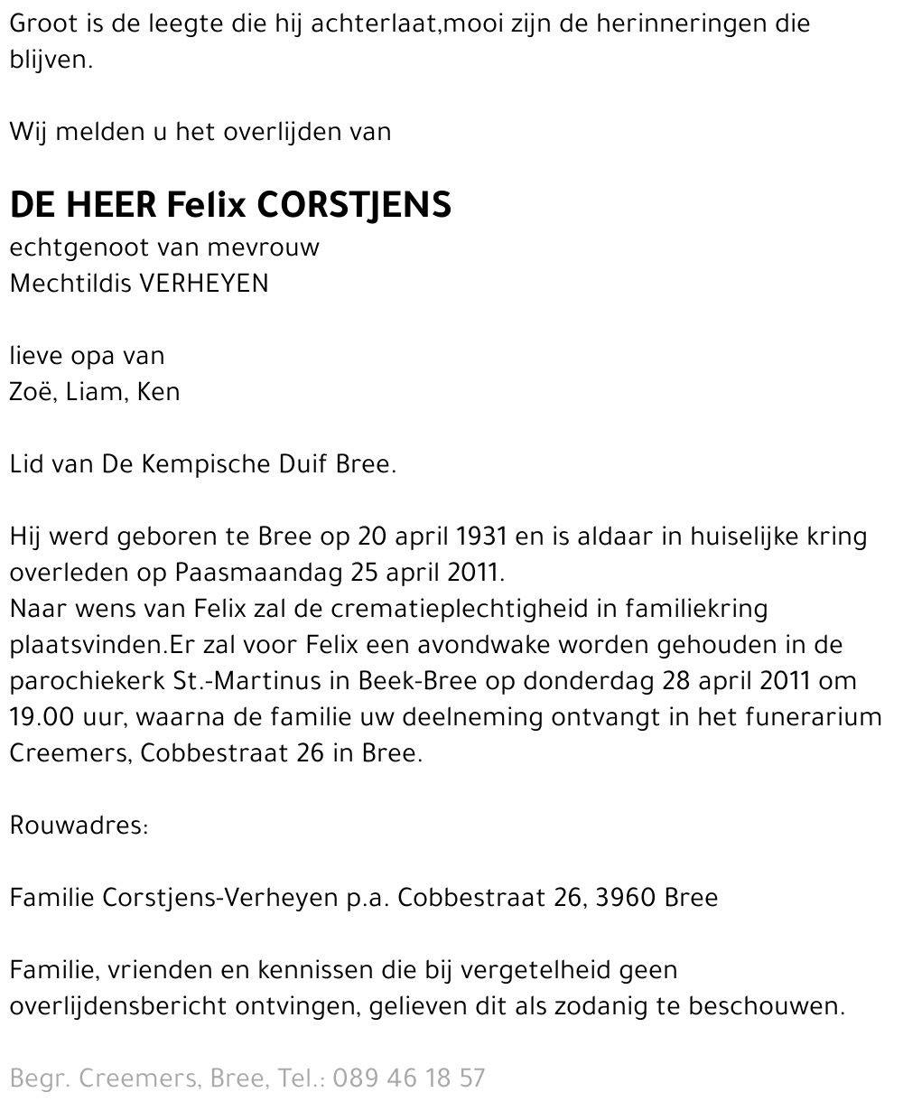 Felix Corstjens