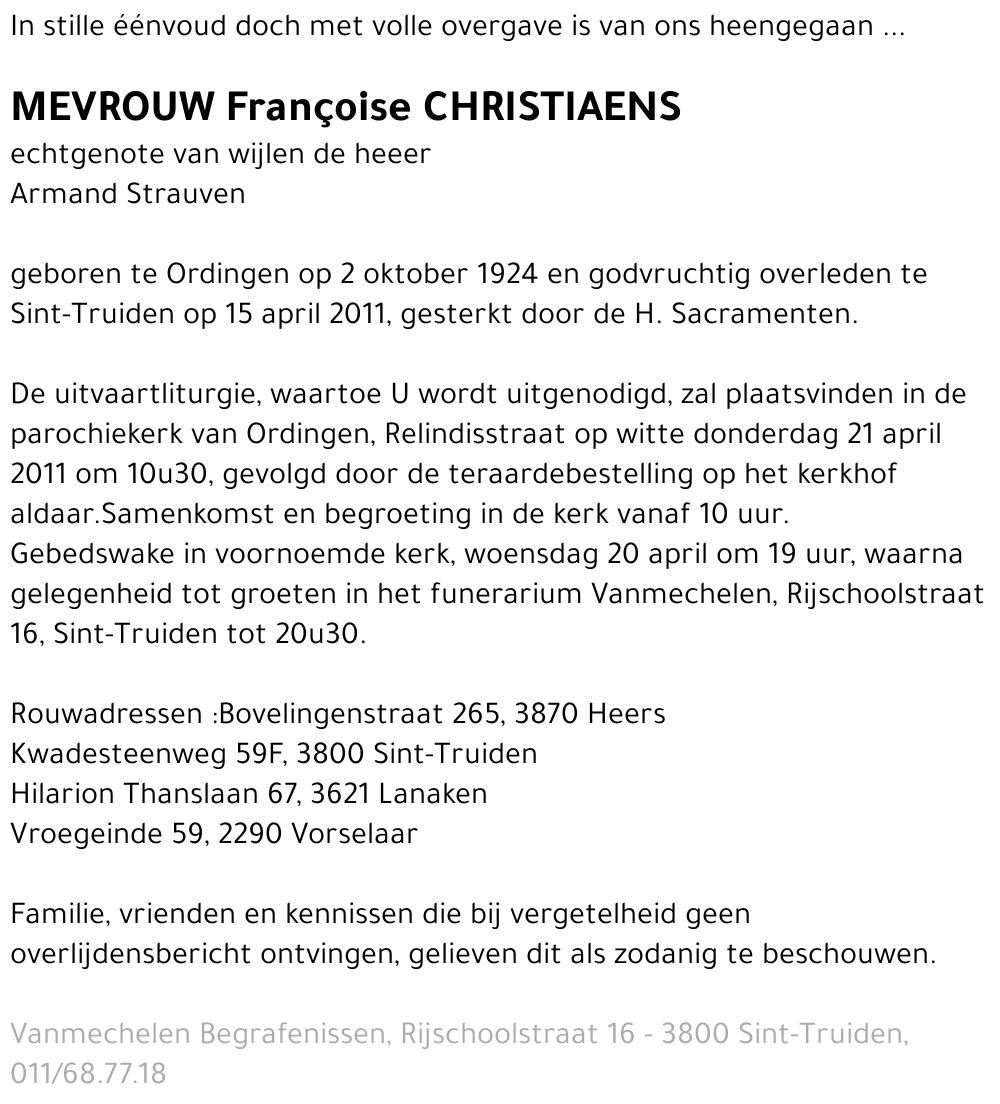 Françoise Christiaens