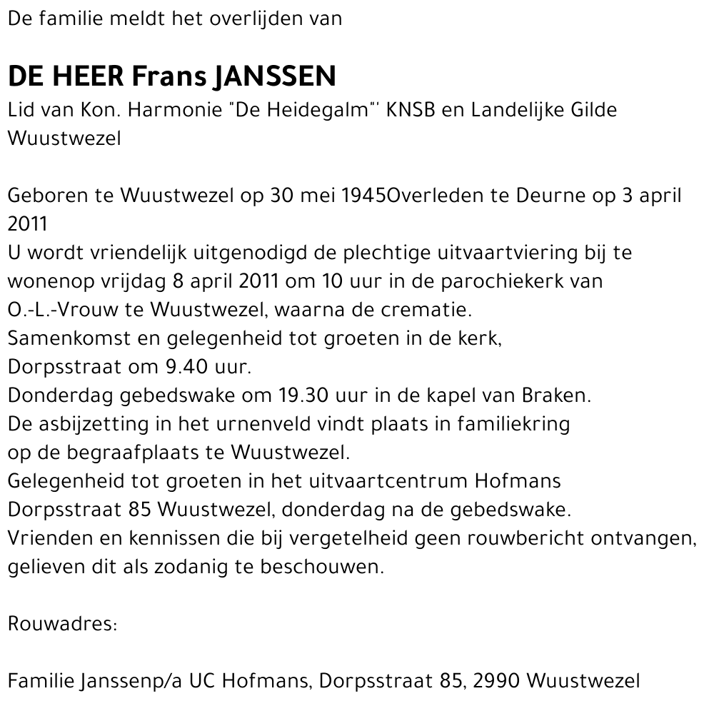 Frans Janssen