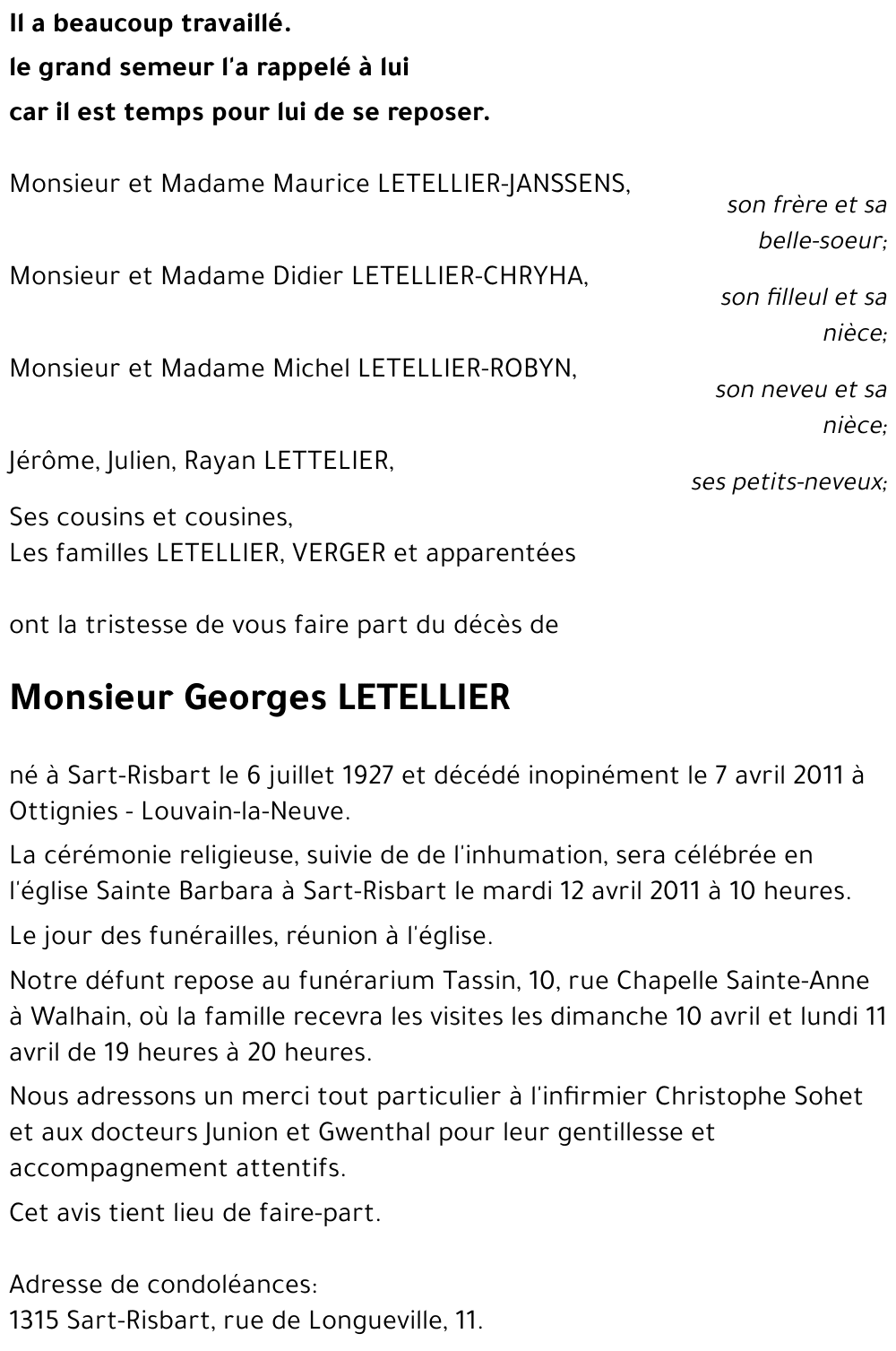 Georges LETELLIER