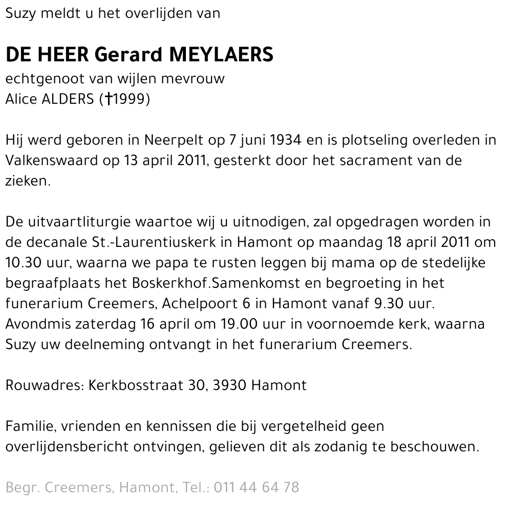 Gerard Meylaers