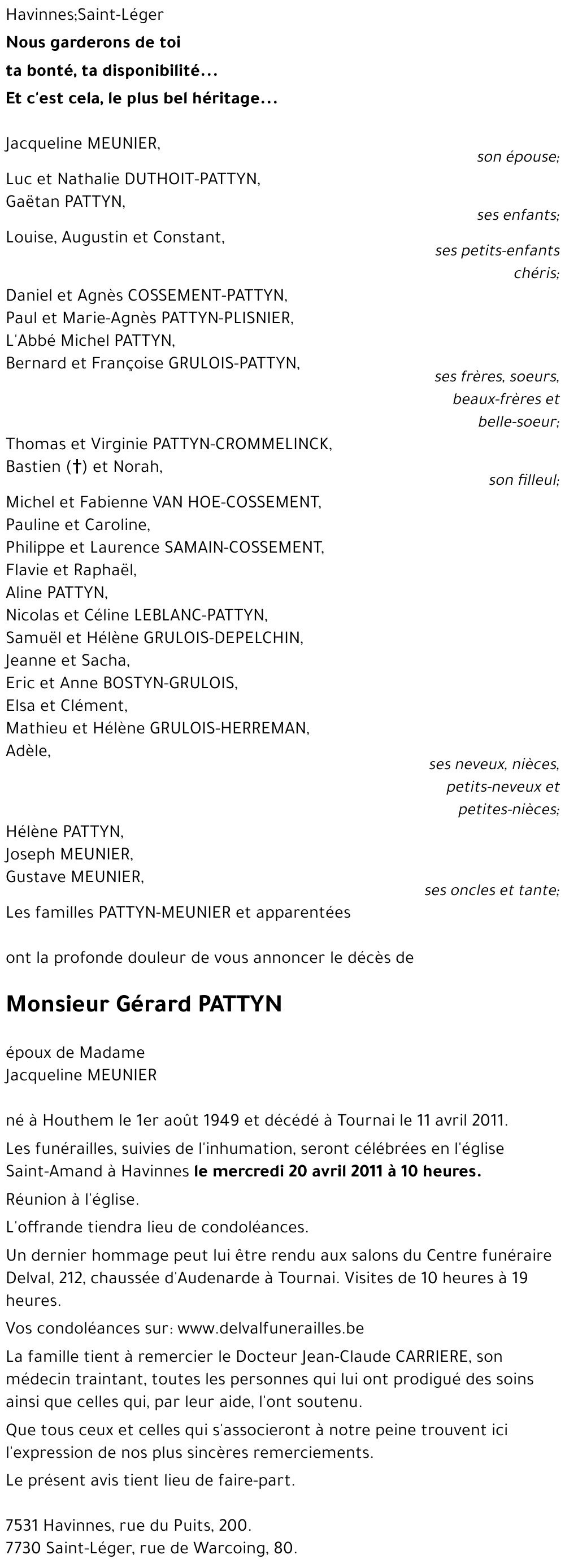 Gérard PATTYN
