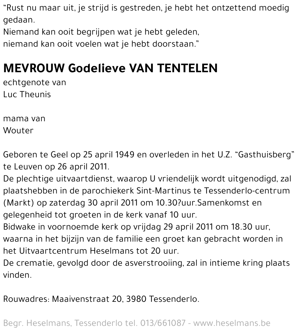 Godelieve Van Tentelen
