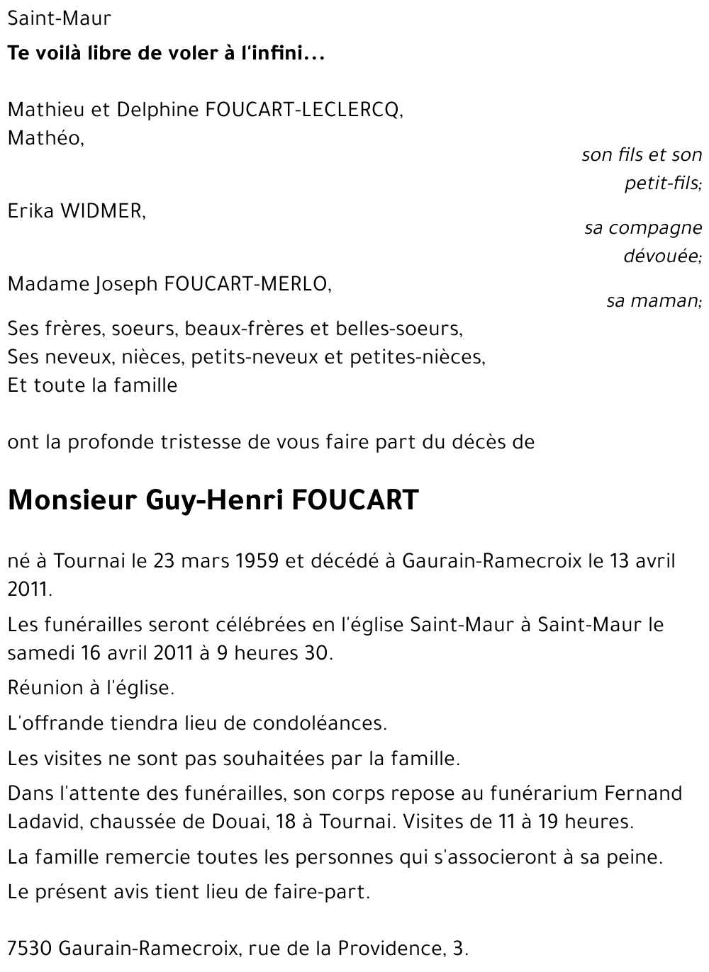 Guy-Henri FOUCART